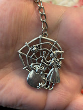 Load image into Gallery viewer, Silver Witch Keychain
