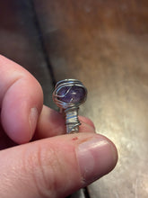 Load image into Gallery viewer, Amethyst Wire Wrapped Ring
