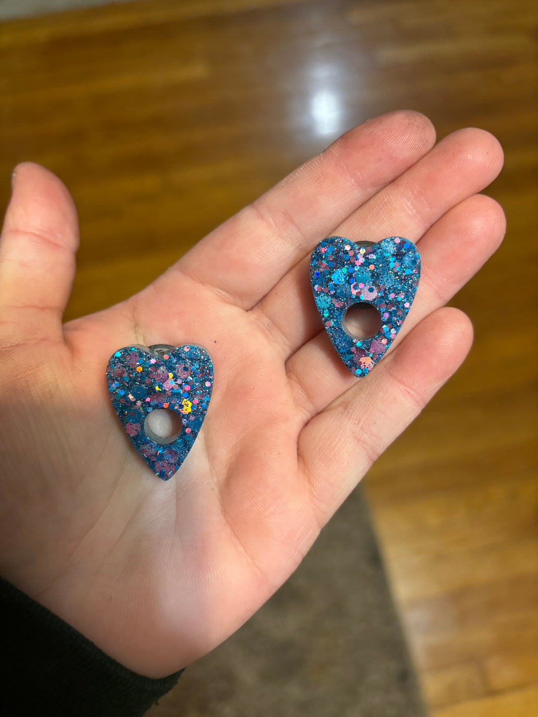 Set of 2 Blue Ouija Planchette Magnets