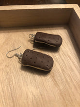 Load image into Gallery viewer, Ice Cream Sandwich Dangle Earrings
