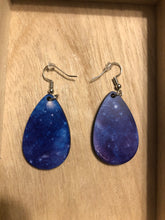 Load image into Gallery viewer, Galaxy Teardrop Dangle Earrings
