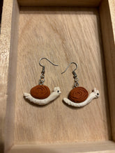 Load image into Gallery viewer, Snail Dangle Earrings
