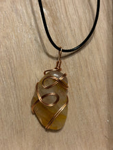 Load image into Gallery viewer, Golden Healer Quartz Wire Wrapped Necklace
