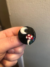 Load image into Gallery viewer, Moon Mushroom Pin
