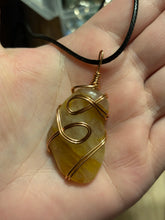 Load image into Gallery viewer, Golden Healer Quartz Wire Wrapped Necklace
