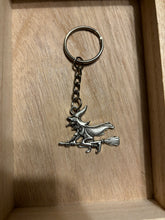 Load image into Gallery viewer, Silver Witch Keychain
