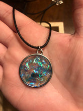 Load image into Gallery viewer, Blue Holographic Necklace
