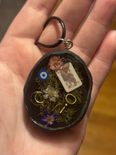 Load image into Gallery viewer, Witchy scrapbook/i-spy style necklace
