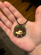 Load image into Gallery viewer, Mushroom Log Necklace
