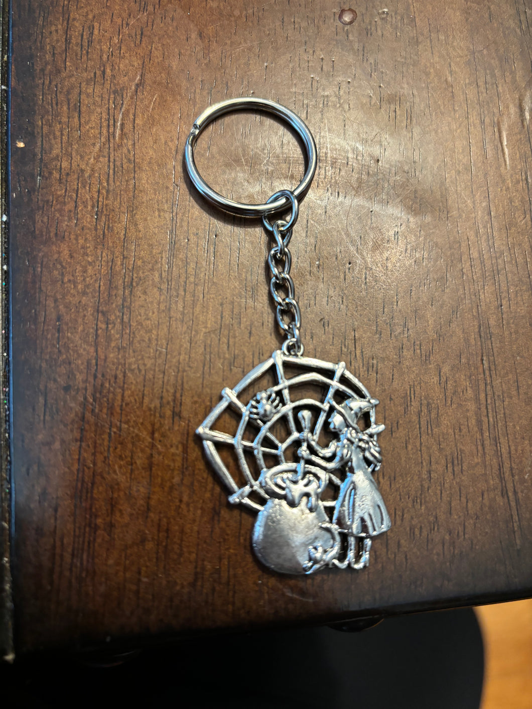 Silver Witch Keychain