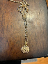 Load image into Gallery viewer, Gold Evil Eye Necklace
