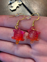 Load image into Gallery viewer, Turtle Dangle Earrings
