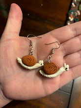 Load image into Gallery viewer, Snail Dangle Earrings
