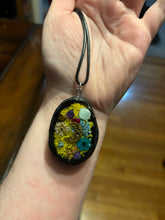 Load image into Gallery viewer, Witchy scrapbook/i-spy style necklace
