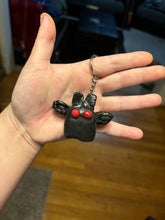 Load image into Gallery viewer, Mothman Keychain
