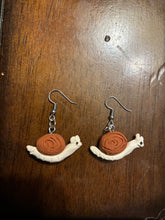 Load image into Gallery viewer, Snail Dangle Earrings
