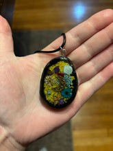 Load image into Gallery viewer, Witchy scrapbook/i-spy style necklace
