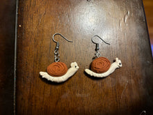 Load image into Gallery viewer, Snail Dangle Earrings
