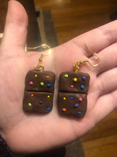 Load image into Gallery viewer, Cosmic Brownie Dangle Earrings
