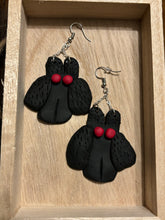 Load image into Gallery viewer, Mothman Dangle Earrings
