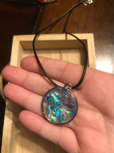 Load image into Gallery viewer, Blue Holographic Necklace
