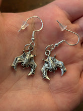 Load image into Gallery viewer, Bat Dangle Earrings
