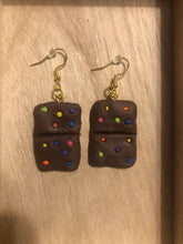 Load image into Gallery viewer, Cosmic Brownie Dangle Earrings
