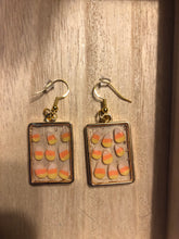 Load image into Gallery viewer, Candy Corn Dangly Earrings
