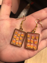 Load image into Gallery viewer, Candy Corn Dangly Earrings
