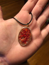 Load image into Gallery viewer, Bamboo Coral Chip Necklace
