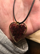 Load image into Gallery viewer, Garnet Heart Necklace
