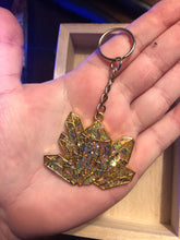 Load image into Gallery viewer, Sparkly Crystal Shaped Keychain
