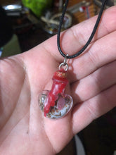 Load image into Gallery viewer, 1 LEFT! Little Protection Spell Jar Necklace
