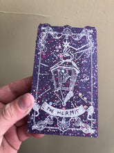 Load image into Gallery viewer, “The Hermit” Resin Tarot Card
