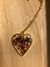 Load image into Gallery viewer, Rose Petal Heart Necklace
