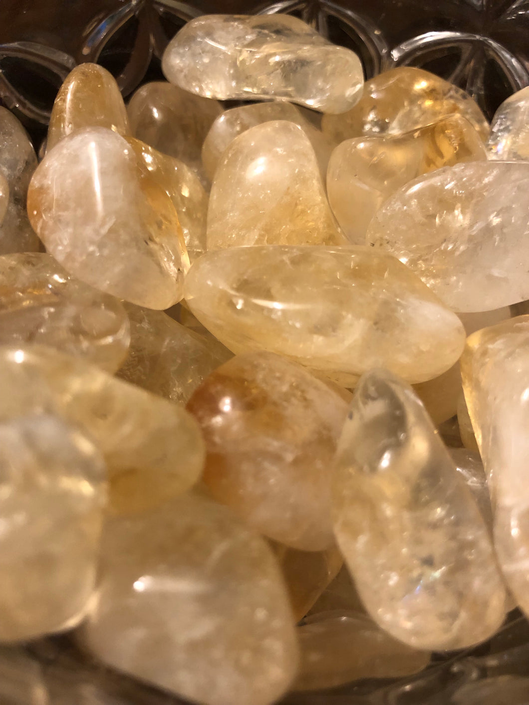 Natural Citrine Tumbles