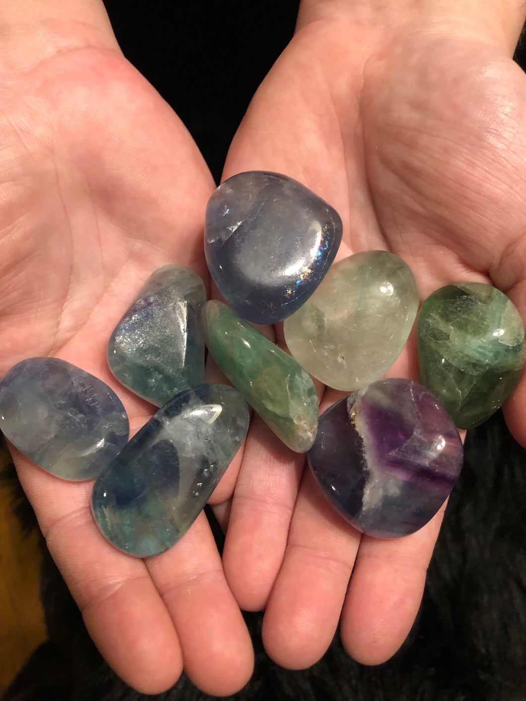 Large Fluorite Tumbles