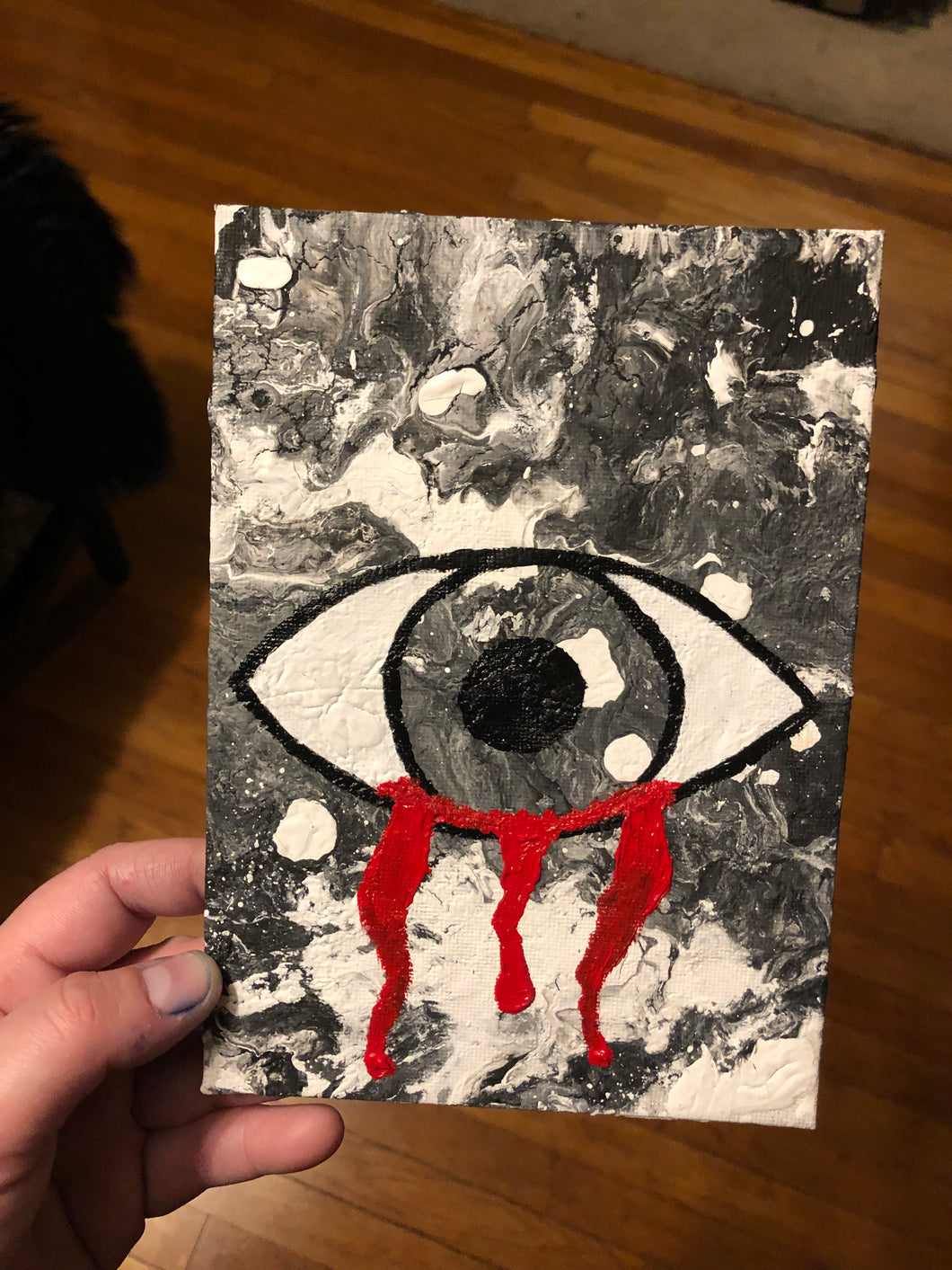 Bleeding Eye Painting