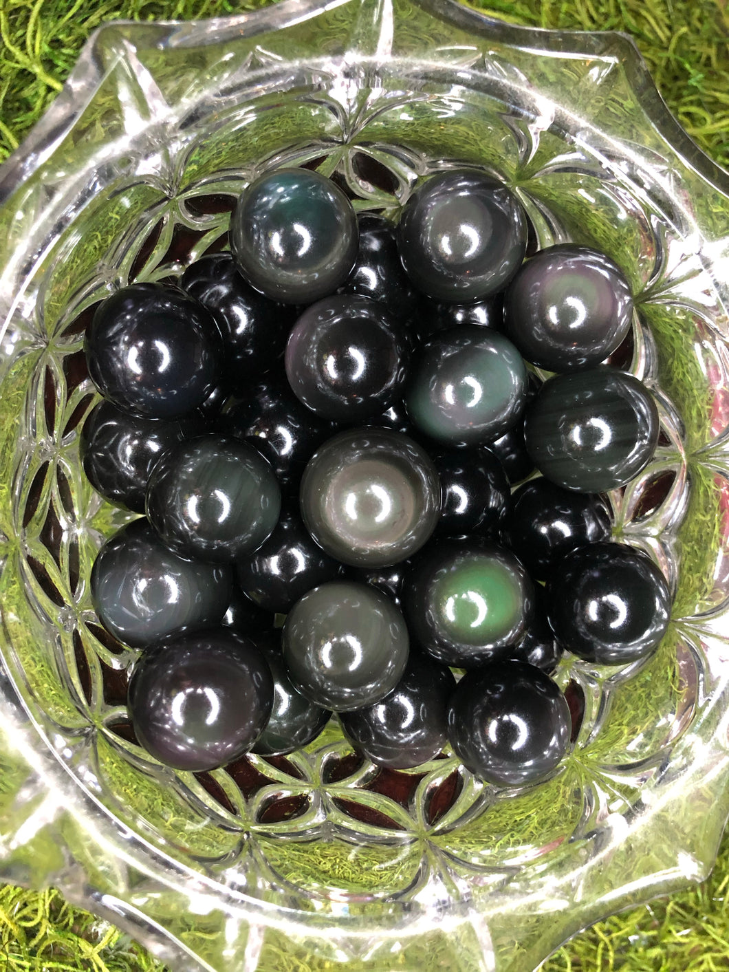 Rainbow Obsidian Mini Spheres