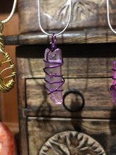 Load image into Gallery viewer, Aura Quartz Wire Wrapped Necklace
