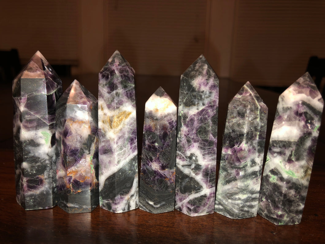 Silky Fluorite Towers