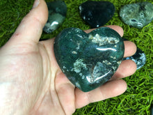 Load image into Gallery viewer, Moss Agate Hearts
