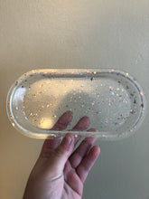 Load image into Gallery viewer, Clear Holographic Glitter Trinket Tray
