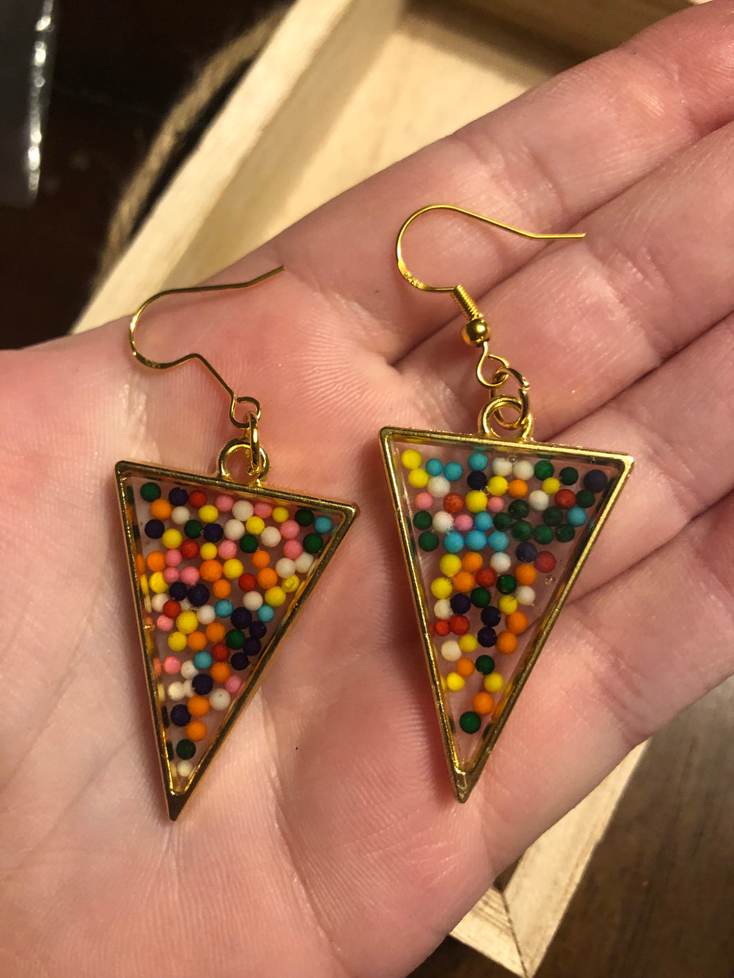 Colorful Sprinkle Dangle Earrings