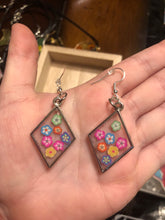 Load image into Gallery viewer, Flower Power Dangly Earrings
