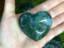 Load image into Gallery viewer, Moss Agate Hearts
