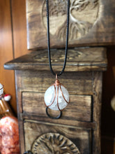 Load image into Gallery viewer, Selenite Sphere Wire Wrapped Necklaces
