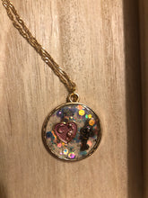 Load image into Gallery viewer, Celestial Glitter Charm Resin Necklace
