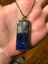 Load image into Gallery viewer, Lapis Lazuli Crystal Chip Necklace
