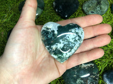 Load image into Gallery viewer, Moss Agate Hearts
